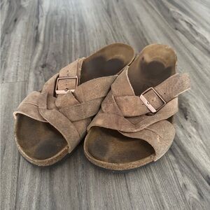 Birkenstock Lugano Leather Sandals
